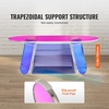 image:imageVEVOR Acrylic Coffee Table 2Tiers Center Table with Open Storage Shelf Modern Rectangle Acrylic Coffe Desk for Living Room Dining Room Kitchen Island Office 315 W x 197 D x 157 H GreenColorful