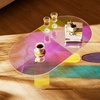 image:imageVEVOR Acrylic Coffee Table 2Tiers Center Table with Open Storage Shelf Modern Rectangle Acrylic Coffe Desk for Living Room Dining Room Kitchen Island Office 315 W x 197 D x 157 H GreenColorful