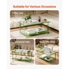 image:imageVEVOR Acrylic Coffee Table 2Tiers Center Table with Open Storage Shelf Modern Rectangle Acrylic Coffe Desk for Living Room Dining Room Kitchen Island Office 315 W x 197 D x 157 H GreenGreen