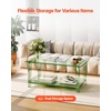 image:imageVEVOR Acrylic Coffee Table 2Tiers Center Table with Open Storage Shelf Modern Rectangle Acrylic Coffe Desk for Living Room Dining Room Kitchen Island Office 315 W x 197 D x 157 H GreenGreen