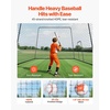 image:imageVEVOR Baseball Batting CageProfessional Softball Baseball Batting Hitting Training NetHeavy Duty Enclosed PE Practice Portable Pitching Cage NetampCarry Bagfor BackyardFieldIndoorampOutdoor39 FT Carbon Steel Frame