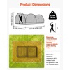 image:imageVEVOR Baseball Batting CageProfessional Softball Baseball Batting Hitting Training NetHeavy Duty Enclosed PE Practice Portable Pitching Cage NetampCarry Bagfor BackyardFieldIndoorampOutdoor22 FT