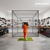 image:imageVEVOR Baseball Batting CageProfessional Softball Baseball Batting Hitting Training NetHeavy Duty Enclosed PE Practice Portable Pitching Cage NetampCarry Bagfor BackyardFieldIndoorampOutdoor10 FT Golf Batting Cage