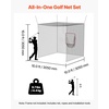 image:imageVEVOR Baseball Batting CageProfessional Softball Baseball Batting Hitting Training NetHeavy Duty Enclosed PE Practice Portable Pitching Cage NetampCarry Bagfor BackyardFieldIndoorampOutdoor10 FT Golf Batting Cage