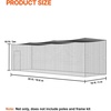 image:imageVEVOR Baseball Batting CageProfessional Softball Baseball Batting Hitting Training NetHeavy Duty Enclosed PE Practice Portable Pitching Cage NetampCarry Bagfor BackyardFieldIndoorampOutdoor35 FT ONLY NET