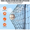 image:imageVEVOR Baseball Batting CageProfessional Softball Baseball Batting Hitting Training NetHeavy Duty Enclosed PE Practice Portable Pitching Cage NetampCarry Bagfor BackyardFieldIndoorampOutdoor70 FT ONLY NET