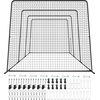 image:imageVEVOR Baseball Batting CageProfessional Softball Baseball Batting Hitting Training NetHeavy Duty Enclosed PE Practice Portable Pitching Cage NetampCarry Bagfor BackyardFieldIndoorampOutdoor39 FT Carbon Steel Frame