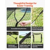 image:imageVEVOR Baseball Batting CageProfessional Softball Baseball Batting Hitting Training NetHeavy Duty Enclosed PE Practice Portable Pitching Cage NetampCarry Bagfor BackyardFieldIndoorampOutdoor33 FT
