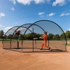 image:imageVEVOR Baseball Batting CageProfessional Softball Baseball Batting Hitting Training NetHeavy Duty Enclosed PE Practice Portable Pitching Cage NetampCarry Bagfor BackyardFieldIndoorampOutdoor22 FT