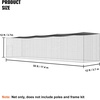 image:imageVEVOR Baseball Batting CageProfessional Softball Baseball Batting Hitting Training NetHeavy Duty Enclosed PE Practice Portable Pitching Cage NetampCarry Bagfor BackyardFieldIndoorampOutdoor55 FT ONLY NET