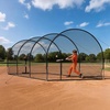 image:imageVEVOR Baseball Batting CageProfessional Softball Baseball Batting Hitting Training NetHeavy Duty Enclosed PE Practice Portable Pitching Cage NetampCarry Bagfor BackyardFieldIndoorampOutdoor33 FT