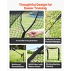 image:imageVEVOR Baseball Batting CageProfessional Softball Baseball Batting Hitting Training NetHeavy Duty Enclosed PE Practice Portable Pitching Cage NetampCarry Bagfor BackyardFieldIndoorampOutdoor12 FT