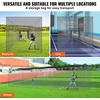 image:imageVEVOR Baseball Batting CageProfessional Softball Baseball Batting Hitting Training NetHeavy Duty Enclosed PE Practice Portable Pitching Cage NetampCarry Bagfor BackyardFieldIndoorampOutdoor55 FT ONLY NET