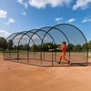 image:imageVEVOR Baseball Batting CageProfessional Softball Baseball Batting Hitting Training NetHeavy Duty Enclosed PE Practice Portable Pitching Cage NetampCarry Bagfor BackyardFieldIndoorampOutdoor40 FT