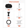 image:imageVEVOR Baseball Batting CageProfessional Softball Baseball Batting Hitting Training NetHeavy Duty Enclosed PE Practice Portable Pitching Cage NetampCarry Bagfor BackyardFieldIndoorampOutdoor12 FT