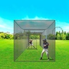 image:imageVEVOR Baseball Batting CageProfessional Softball Baseball Batting Hitting Training NetHeavy Duty Enclosed PE Practice Portable Pitching Cage NetampCarry Bagfor BackyardFieldIndoorampOutdoor35 FT ONLY NET