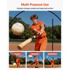 image:imageVEVOR Baseball Batting CageProfessional Softball Baseball Batting Hitting Training NetHeavy Duty Enclosed PE Practice Portable Pitching Cage NetampCarry Bagfor BackyardFieldIndoorampOutdoor12 FT