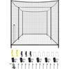 image:imageVEVOR Baseball Batting CageProfessional Softball Baseball Batting Hitting Training NetHeavy Duty Enclosed PE Practice Portable Pitching Cage NetampCarry Bagfor BackyardFieldIndoorampOutdoor35 FT Carbon Steel Frame