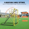image:imageVEVOR Baseball and Softball Rebounder Net PitchBack Baseball Pitching Nest 3Way Baseball Softball Pitchback Net Fielding Trainer Bounce Back Net for FieldingThrowing Practice4X45 FT