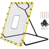 image:imageVEVOR Baseball and Softball Rebounder Net PitchBack Baseball Pitching Nest 3Way Baseball Softball Pitchback Net Fielding Trainer Bounce Back Net for FieldingThrowing Practice4X45 FT