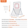 image:imageVEVOR Baseball and Softball Rebounder Net PitchBack Baseball Pitching Nest 3Way Baseball Softball Pitchback Net Fielding Trainer Bounce Back Net for FieldingThrowing Practice35X6 FT