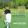 image:imageVEVOR Baseball and Softball Rebounder Net PitchBack Baseball Pitching Nest 3Way Baseball Softball Pitchback Net Fielding Trainer Bounce Back Net for FieldingThrowing Practice35X6 FT