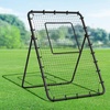 image:imageVEVOR Baseball and Softball Rebounder Net PitchBack Baseball Pitching Nest 3Way Baseball Softball Pitchback Net Fielding Trainer Bounce Back Net for FieldingThrowing Practice4X6 FT
