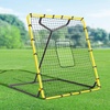 image:imageVEVOR Baseball and Softball Rebounder Net PitchBack Baseball Pitching Nest 3Way Baseball Softball Pitchback Net Fielding Trainer Bounce Back Net for FieldingThrowing Practice4X45 FT