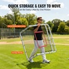 image:imageVEVOR Baseball and Softball Rebounder Net PitchBack Baseball Pitching Nest 3Way Baseball Softball Pitchback Net Fielding Trainer Bounce Back Net for FieldingThrowing Practice35X6 FT