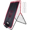 image:imageVEVOR Baseball and Softball Rebounder Net PitchBack Baseball Pitching Net Volleyball Pitch Return Trainer Rebound Net with Pitching Target All Angle Fielding Rebound Net for Grounders Pop Flies3X45FTupgraded 2IN1