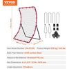 image:imageVEVOR Baseball and Softball Rebounder Net PitchBack Baseball Pitching Net Volleyball Pitch Return Trainer Rebound Net with Pitching Target All Angle Fielding Rebound Net for Grounders Pop Flies4X55FT