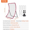 image:imageVEVOR Baseball and Softball Rebounder Net PitchBack Baseball Pitching Net Volleyball Pitch Return Trainer Rebound Net with Pitching Target All Angle Fielding Rebound Net for Grounders Pop Flies3X45FT