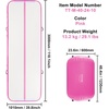 image:imageVEVOR Gymnastics Air Mat Inflatable Track with Electric Pump Training Mats for Home UseGymYogaCheerleadingBeachParkWaterPink