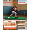 image:imageVEVOR Pitching Mound Baseball Game Mound IndoorOutdoor Pitching Practice and Training Equipment Softball Pitching Aids with Antifade Turf and Pitching RubberGreen