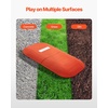 image:imageVEVOR Pitching Mound Baseball Game Mound IndoorOutdoor Pitching Practice and Training Equipment Softball Pitching Aids with Antifade Turf and Pitching RubberRed