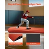 image:imageVEVOR Pitching Mound Baseball Game Mound IndoorOutdoor Pitching Practice and Training Equipment Softball Pitching Aids with Antifade Turf and Pitching RubberRed