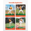 image:imageVEVOR Pitching Mound Baseball Game Mound IndoorOutdoor Pitching Practice and Training Equipment Softball Pitching Aids with Antifade Turf and Pitching RubberGreen