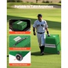 image:imageVEVOR Pitching Mound Baseball Game Mound IndoorOutdoor Pitching Practice and Training Equipment Softball Pitching Aids with Antifade Turf and Pitching RubberGreen