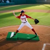 image:imageVEVOR Pitching Mound Baseball Game Mound IndoorOutdoor Pitching Practice and Training Equipment Softball Pitching Aids with Antifade Turf and Pitching RubberGreen