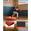image:imageVEVOR Pitching Mound Baseball Game Mound IndoorOutdoor Pitching Practice and Training Equipment Softball Pitching Aids with Antifade Turf and Pitching RubberRed