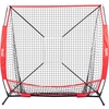 image:imageVEVOR Portable Baseball Softball Practice Net  7x7ft Replacement Net with Strike Zone Net Only Bow Frame Not Included