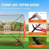 image:imageVEVOR Portable Baseball Softball Practice Net  7x7ft Replacement Net with Strike Zone Net Only Bow Frame Not Included