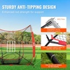 image:imageVEVOR Softball Practice Net Portable Baseball Training Net for Hitting Batting Catching Pitching  Backstop Equipment with Bow Frame Carry Bag Strike Zone Batting Tee7X7FT Set 3