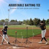 image:imageVEVOR Softball Practice Net Portable Baseball Training Net for Hitting Batting Catching Pitching  Backstop Equipment with Bow Frame Carry Bag Strike Zone Batting Tee7X7FT Set 1