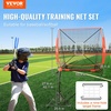 image:imageVEVOR Softball Practice Net Portable Baseball Training Net for Hitting Batting Catching Pitching  Backstop Equipment with Bow Frame Carry Bag Strike Zone Batting TeeNetTee