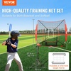 image:imageVEVOR Softball Practice Net Portable Baseball Training Net for Hitting Batting Catching Pitching  Backstop Equipment with Bow Frame Carry Bag Strike Zone Batting Tee7X7FT Set 1