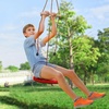 image:imageVEVOR Zipline Kit for Kids and Adult 52 ft Zip Line Kits Up to 330 lb Backyard Outdoor Quick Setup Zipline Playground Entertainment with Zipline Nylon Safety Harness Seat and HandlebarRed65 ft