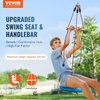 image:imageVEVOR Zipline Kit for Kids and Adult 52 ft Zip Line Kits Up to 330 lb Backyard Outdoor Quick Setup Zipline Playground Entertainment with Zipline Nylon Safety Harness Seat and HandlebarBlue52 ft