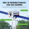 image:imageVEVOR Zipline Kit for Kids and Adult 52 ft Zip Line Kits Up to 330 lb Backyard Outdoor Quick Setup Zipline Playground Entertainment with Zipline Nylon Safety Harness Seat and HandlebarBlue52 ft