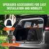 image:imageVEVOR Zipline Kit for Kids and Adult 52 ft Zip Line Kits Up to 330 lb Backyard Outdoor Quick Setup Zipline Playground Entertainment with Zipline Nylon Safety Harness Seat and HandlebarRed65 ft